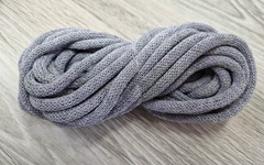 Шнур Хлопковый 7ММ с сердечником серый+сирень 2-1 - Шнуры для рукоделия