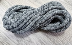 Шнур Хлопковый 7ММ с сердечником серый+темно-серый 2-1 - Шнуры для рукоделия