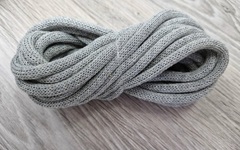 Шнур Хлопковый 7ММ с сердечником Серый - Шнуры для рукоделия