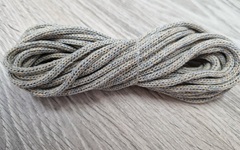 шнур хлопковый 4мм без сердечника серый+миндаль (2-1) - Шнуры для рукоделия
