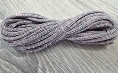 шнур хлопковый 4мм без сердечника серый+розовый (2-1) - Шнуры для рукоделия