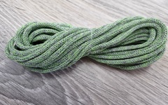шнур хлопковый 4мм без сердечника серый+салат (2-1) - Шнуры для рукоделия
