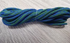 шнур меланж п/э 3мм без сердечника синий + изумруд - Шнуры для рукоделия