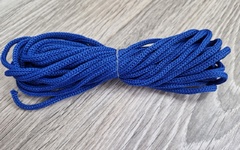 Шнур полиэфирный вязаный 3мм синий без сердечника - Шнуры для рукоделия