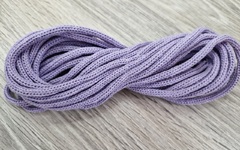 шнур хлопковый 4мм без сердечника сирень - Шнуры для рукоделия