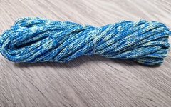 шнур меланж п/э 3мм без сердечника свежая мята + голубой - Шнуры для рукоделия