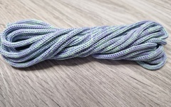 шнур меланж п/э 3мм без сердечника свежая мята + лаванда - Шнуры для рукоделия