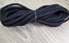 шнур хлопковый 4мм без сердечника темно-синий - Шнуры для рукоделия