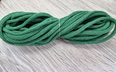 шнур хлопковый 4мм без сердечника зеленый - Шнуры для рукоделия