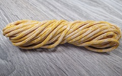 шнур меланж п/э 3мм без сердечника желтый + беж пудра - Шнуры для рукоделия