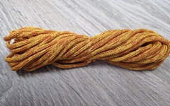 шнур меланж п/э 3мм без сердечника желтый + оранжевый - Шнуры для рукоделия