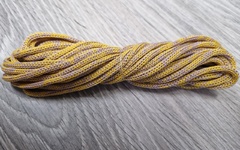 шнур меланж п/э 3мм без сердечника желтый +  пыльная роза - Шнуры для рукоделия
