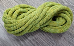 Шнур Хлопковый 7ММ с сердечником желтый+салат 2-1 - Шнуры для рукоделия