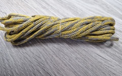 шнур меланж п/э 3мм без сердечника желтый +серый - Шнуры для рукоделия