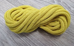 Шнур Хлопковый 7ММ с сердечником Желтый - Шнуры для рукоделия