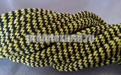 Шнур ХБ 7мм с сердечником Желтый+Черный - Шнуры для рукоделия