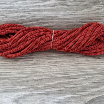 Шнур 3мм без сердечника красный - Шнуры для рукоделия