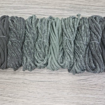 Градиент 3мм без сердечника: асфальт-полынь-асфальт - Шнуры для рукоделия