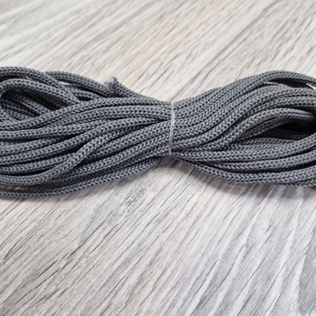 шнур 3мм без сердечника мокрый асфальт - Шнуры для рукоделия
