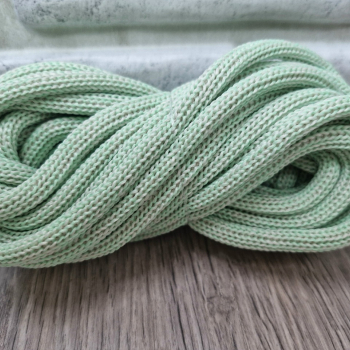 ШНУР 8ММ с сердечниками полиэфир Айвори+ Св.Мята - Шнуры для рукоделия
