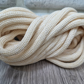 ШНУР 8ММ с сердечниками полиэфир Белый+Беж - Шнуры для рукоделия