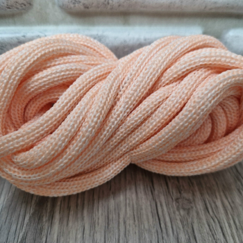 ШНУР 8ММ с сердечниками полиэфир Белый+Розовый - Шнуры для рукоделия