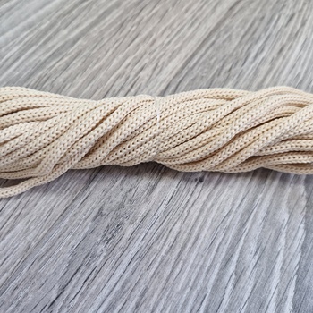 Шнур 3мм без сердечника м.беж (пудра)  - Шнуры для рукоделия