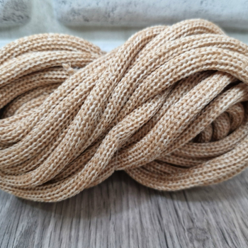 ШНУР 8ММ с сердечниками полиэфир Беж+Персик - Шнуры для рукоделия