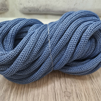 ШНУР 8ММ с сердечниками полиэфир Деним Блу - Шнуры для рукоделия