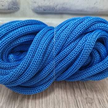 ШНУР 8ММ с сердечниками полиэфир Голубой яркий - Шнуры для рукоделия