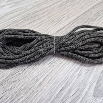 шнур 3мм без сердечника графитовый - Шнуры для рукоделия