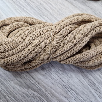 Шнур Хлопковый 7ММ с сердечником Карамель - Шнуры для рукоделия