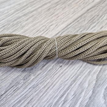 Шнур 3мм полиэфирный без сердечника кофе  - Шнуры для рукоделия