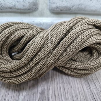 ШНУР 8ММ с сердечниками полиэфир Кофе - Шнуры для рукоделия