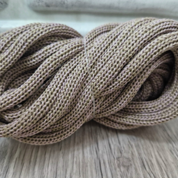 ШНУР 8ММ с сердечниками полиэфир Кофе+Пыльная Роза - Шнуры для рукоделия