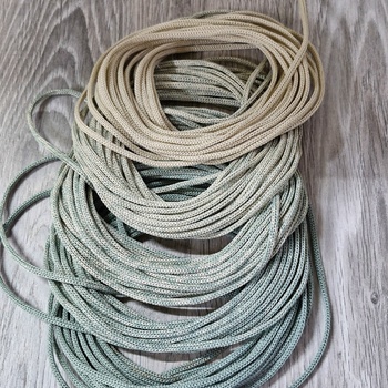 Градиент 3мм без сердечника Крем-Полынь - Шнуры для рукоделия