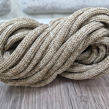 ШНУР 8ММ с сердечниками полиэфир Крем+Кофе - Шнуры для рукоделия
