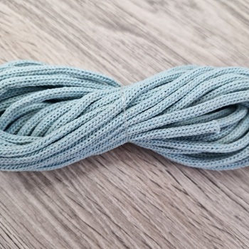 шнур хлопковый 4мм без сердечника ледяной - Шнуры для рукоделия