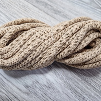 Шнур Хлопковый 7ММ с сердечником Миндаль - Шнуры для рукоделия