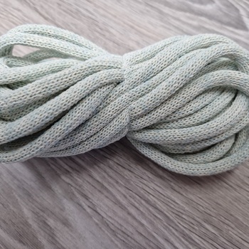 Шнур Хлопковый 7ММ с сердечником молоко + ледяной 2-1 - Шнуры для рукоделия