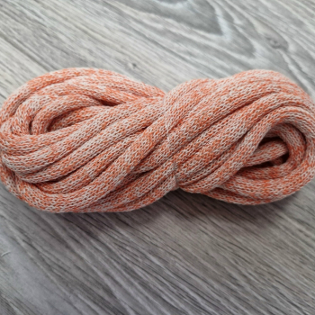Шнур Хлопковый 7ММ с сердечником молоко+морковь 2-1 - Шнуры для рукоделия