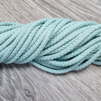 Шнур 5мм полиэфирный с сердечником для ковра Мята - Шнуры для рукоделия