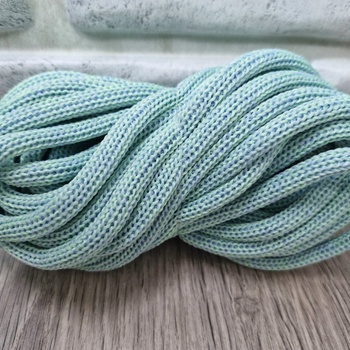 ШНУР 8ММ с сердечниками полиэфир Неж.Голубой+Св.Мята - Шнуры для рукоделия