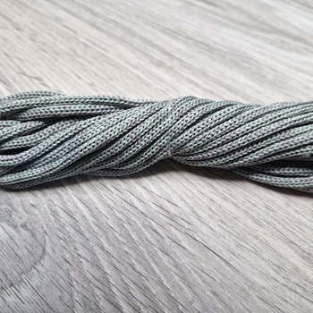 шнур меланж п/э 3мм без сердечника полынь+серый - Шнуры для рукоделия