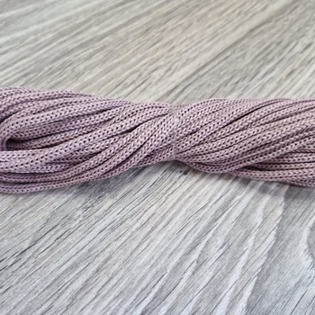 Шнур полиэфирный 3мм без сердечника пыльная Роза - Шнуры для рукоделия