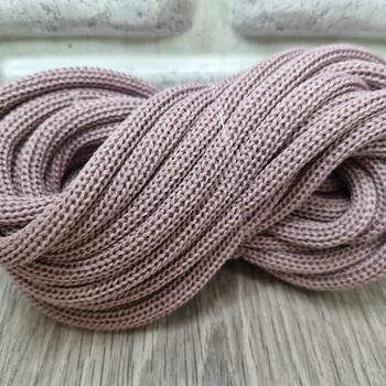 ШНУР 8ММ с сердечниками полиэфир Пыльная Роза - Шнуры для рукоделия