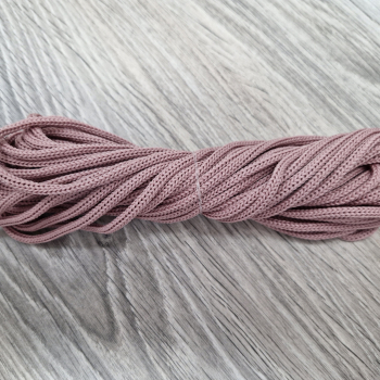 Шнур 3мм без сердечника полиэфирный пыльная роза (II) - Шнуры для рукоделия