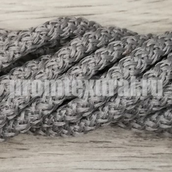шнур с сердечником 5мм полиэфирный серый - Шнуры для рукоделия