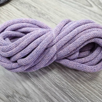 Шнур Хлопковый 7ММ с сердечником сирень+розовый 2-1 - Шнуры для рукоделия