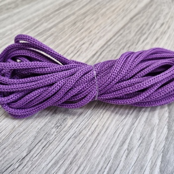 Шнур 3мм без сердечника яркий сиреневый - Шнуры для рукоделия